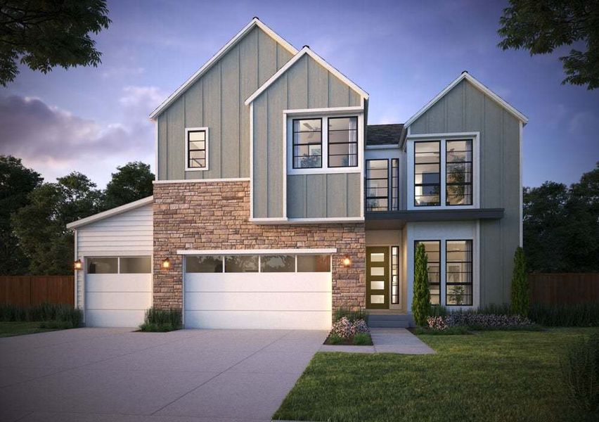 Sugar Hills Plan 5C Exterior Renderings