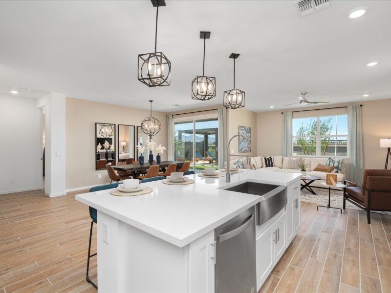 Kitchen in Lark Floorplan at Silva Farms