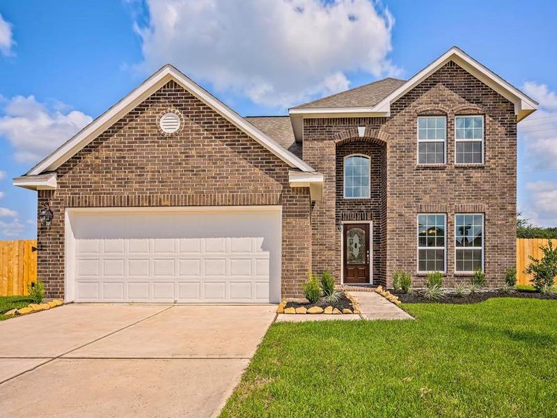 New construction Single-Family house The Sandown, 103 Water Grass Trail, Clute, TX 77531 - photo