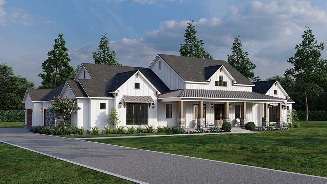 This is a 3D rendering of this home.