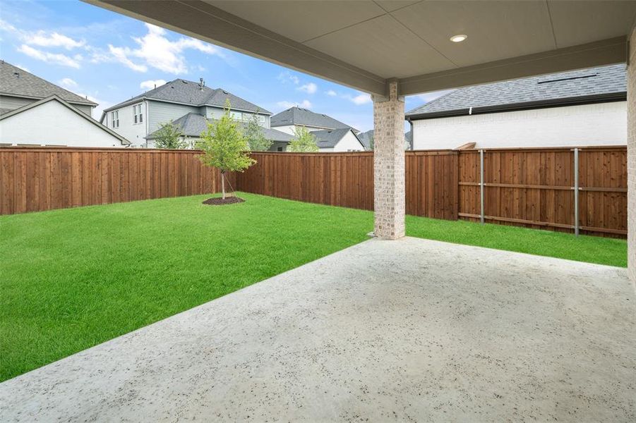 View of yard featuring a patio area