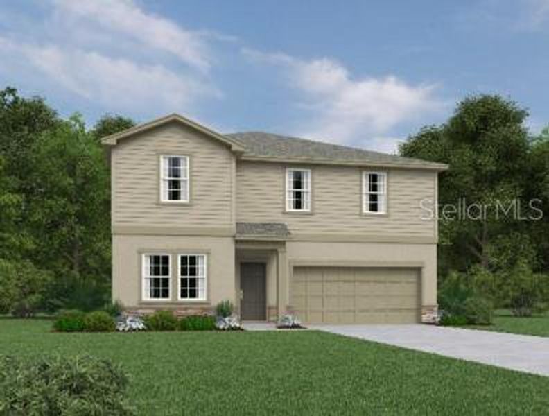 New construction Single-Family house 1404 Sterling Pointe Drive, Deltona, FL 32725 Tortuga Homeplan- photo