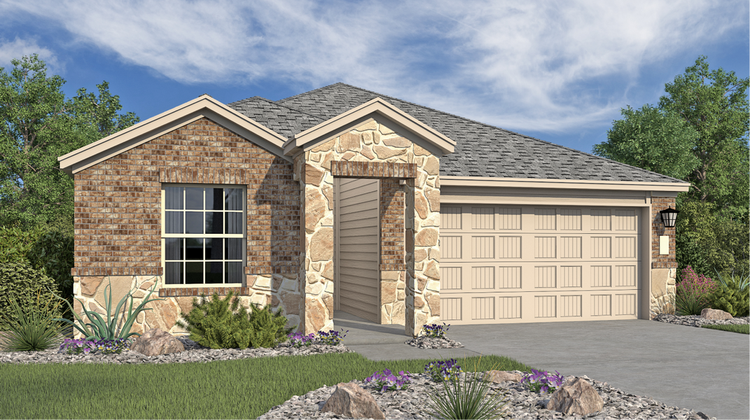 New construction Single-Family house Roffee, 6022 Angel Place, Seguin, TX 78155 - photo