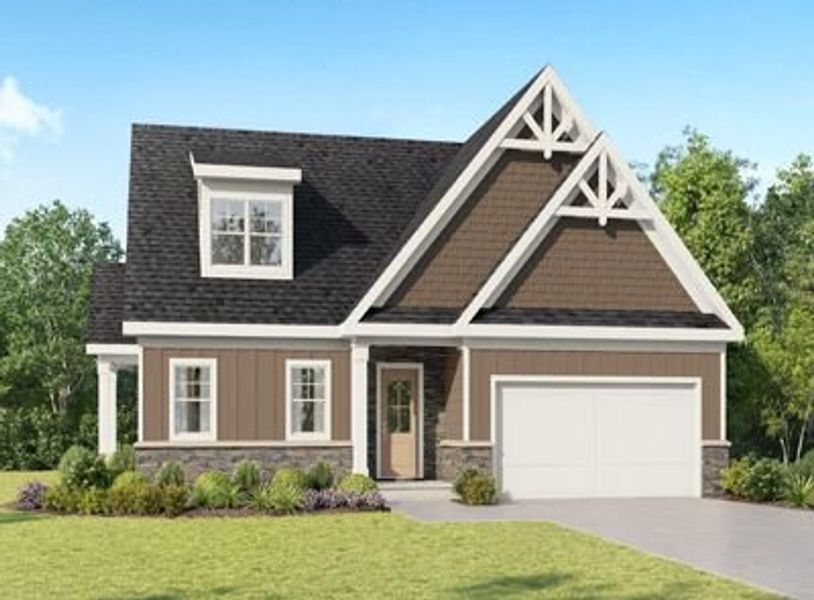 New construction Single-Family house The Red Oak, 225 Maple View Drive, Carrollton, GA 30117 - photo
