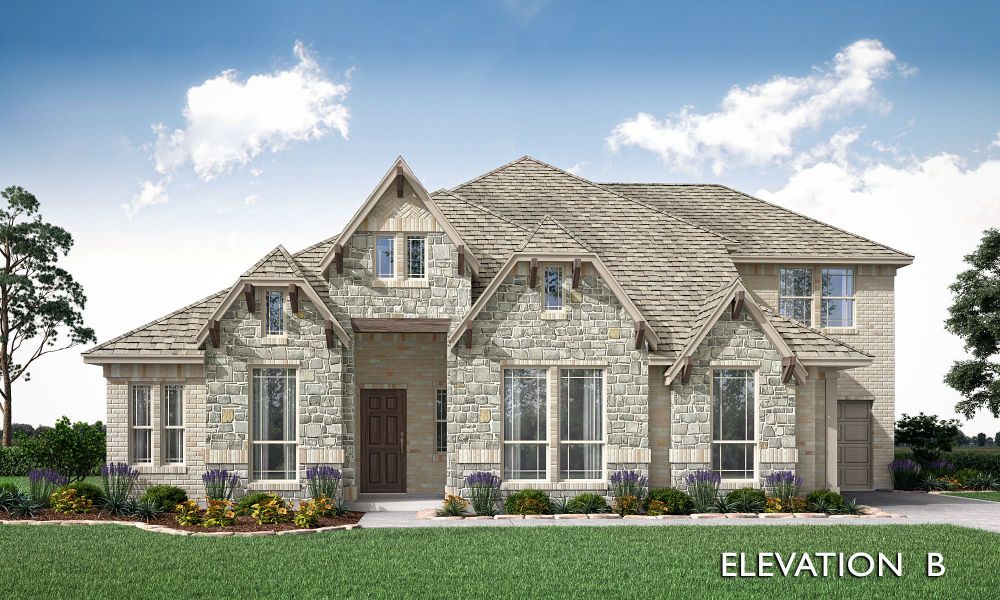 Elevation B. New Home in Waxahachie, TX