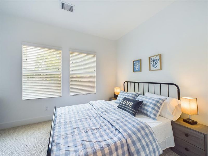 Secondary bedroom located on the second floor with jack & jill bathroom.