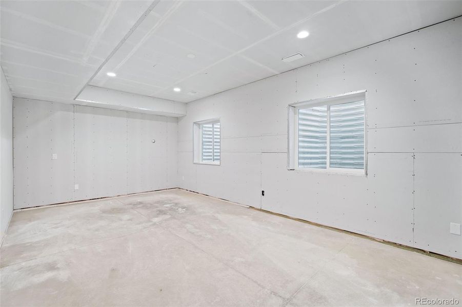 Partially finished basement allows you to increase square footage and equity. This area could be additional entertainment room, gym or so much more.