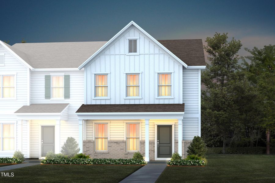 New construction Townhouse house 180 Abbots Ml Drive, Raleigh, NC 27603 Sedona- photo