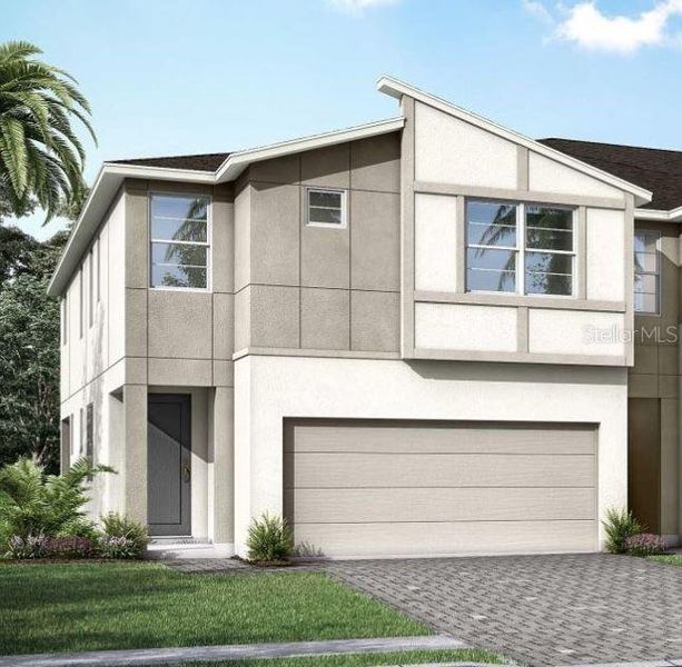 New construction Townhouse house 5608 Brooklet Woods Drive, Wesley Chapel, FL 33545 Venice- photo
