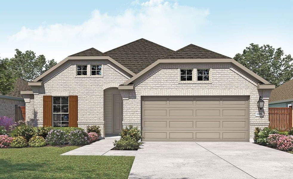 New construction Single-Family house Premier Series - Palm, 1204 Ridge Runner Drive, Georgetown, TX 78628 - photo