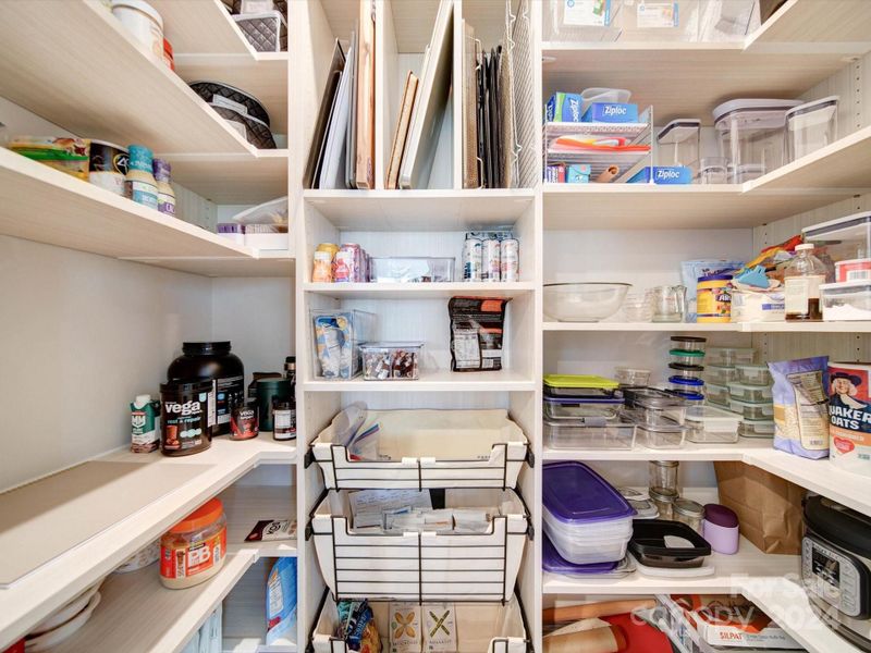 Custom Designed WALK-IN PANTRY.