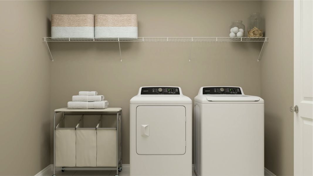 Aspire laundry room