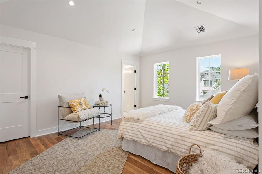 Upper Level Ensuite Bedroom #2 with Walk-In Closet