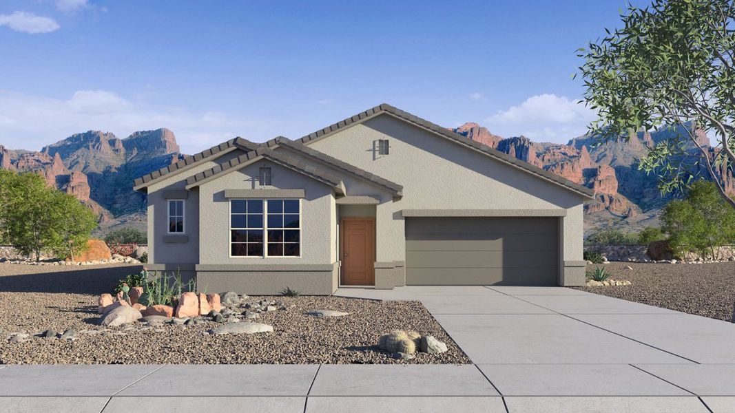 New construction Single-Family house Fargo, 17690 North Piccolo Drive, Maricopa, AZ 85138 - photo