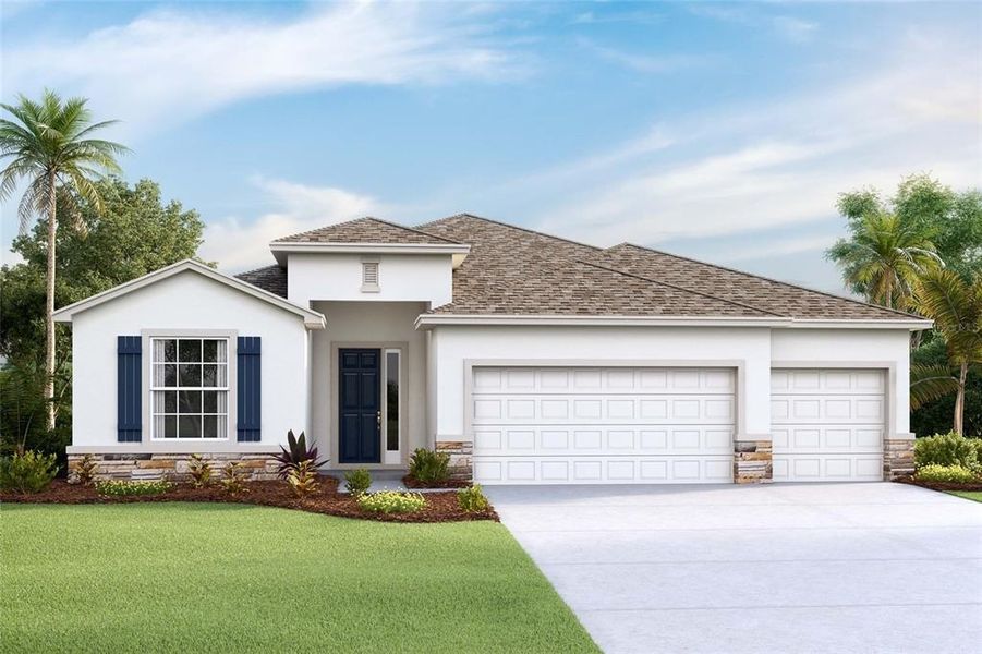 New construction Single-Family house 13075 Golden Lime Avenue, Spring Hill, FL 34609 - photo