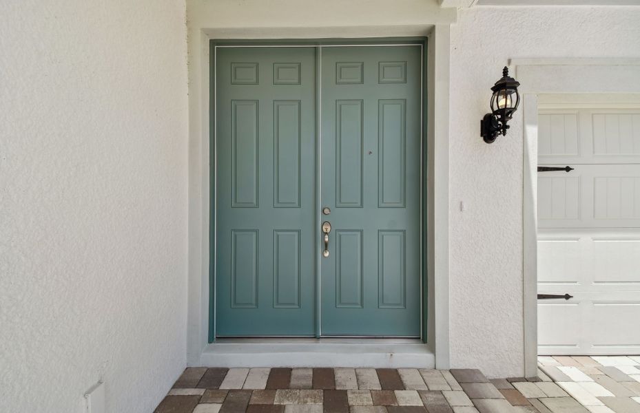 Double Doors at Entry