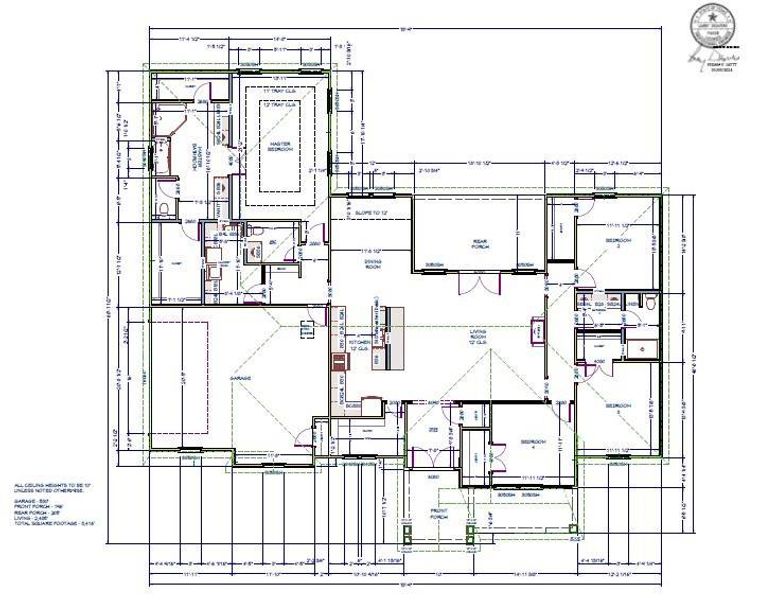 Floorplan of the property offering a total of 2,485 living square feet