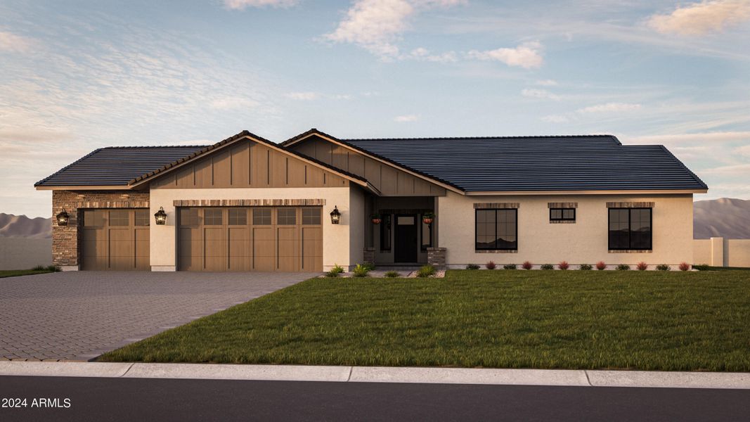 New construction Single-Family house 22355 W Gamble Lane, Wittmann, AZ 85361 - photo