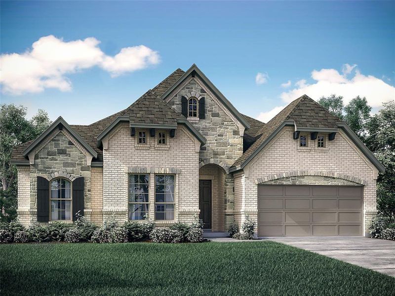 New construction Single-Family house 222 Vineyard, Midlothian, TX 76065 Concord - Front Entry- photo