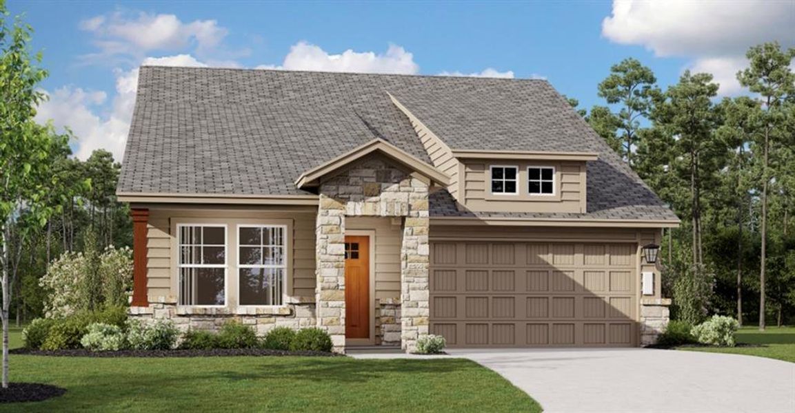 New construction Single-Family house 4228 Rimrock Rose Ln, Georgetown, TX 78628 Duff- photo