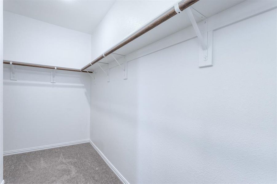 Spacious Primary Closet