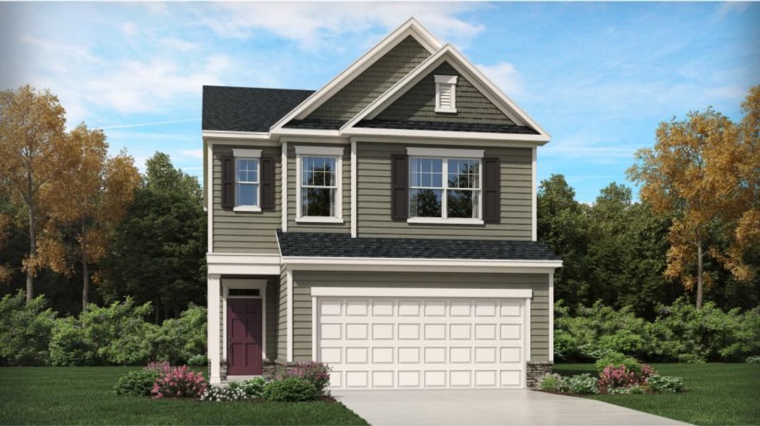 New construction Single-Family house 2401 Tobacco Root Drive, Raleigh, NC 27616 Chadwick- photo