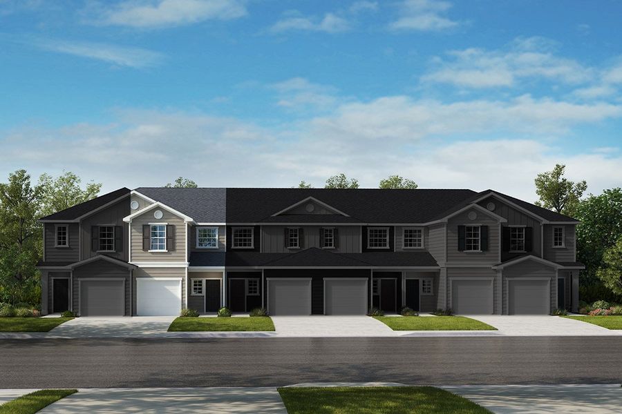 New construction Townhouse house Plan 1359, 10807 Ponderosa Service Rd., Raleigh, NC 27614 - photo