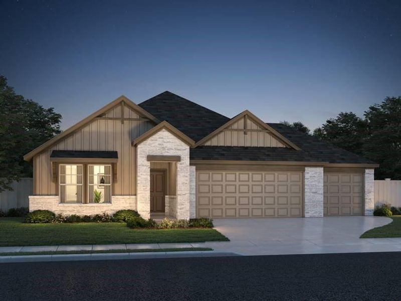 New construction Single-Family house 2814 Mill Run Bnd, Round Rock, TX 78665 The Preston (C403)- photo