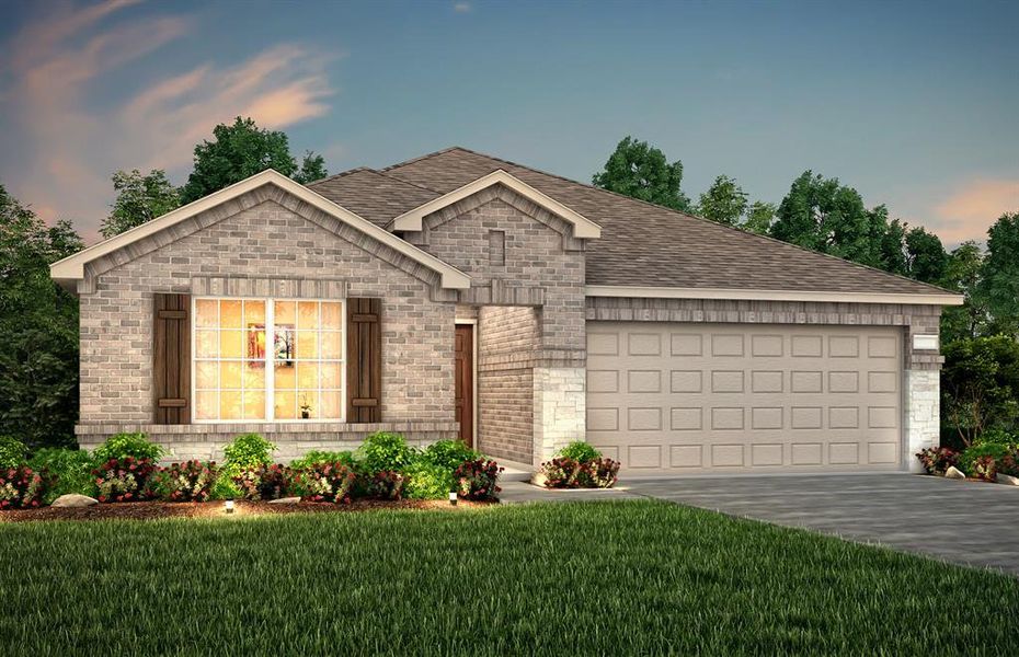 New construction Single-Family house 1804 Village Creek Lane, Denton, TX 76208 Rayburn- photo
