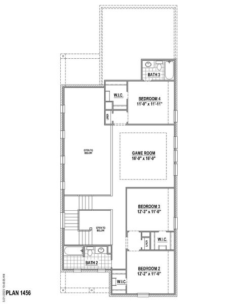 Plan 1456 2nd Floor