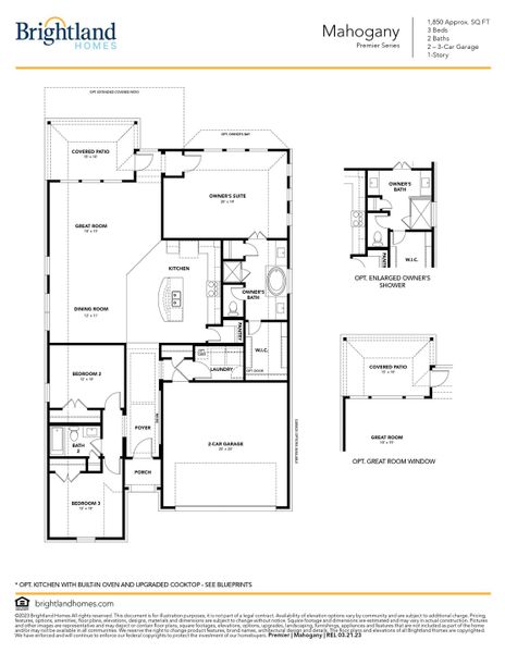 New construction Single-Family house Premier Series - Mahogany, Ridgecrest Lane, Sherman, TX 75092 - photo