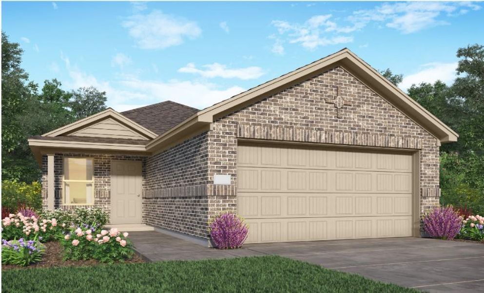 New construction Single-Family house 18707 Cepagatti Drive, New Caney, TX 77357 Windhaven II- photo