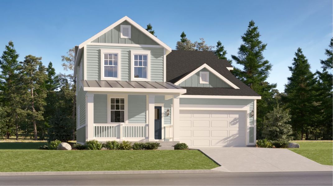 New construction Single-Family house Visualize, 1086 Williams Loop, Elizabeth, CO 80107 - photo