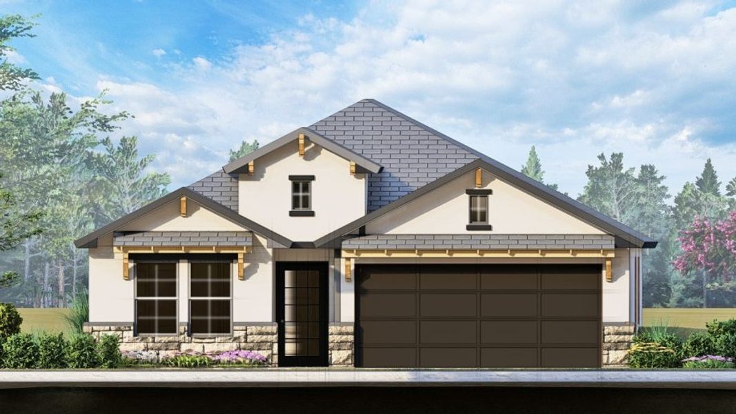 New construction Single-Family house 177 Woods Edge Lane, Georgetown, TX 78628 Oliver S- photo