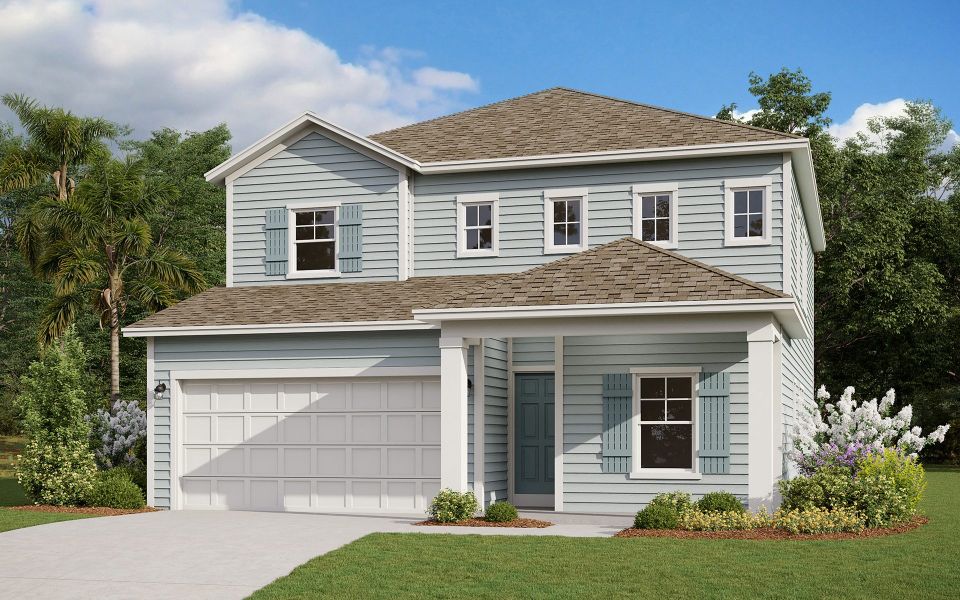 New construction Single-Family house Driftwood - 45' Homesites, 75709 Lily Pond Court, Yulee, FL 32097 - photo