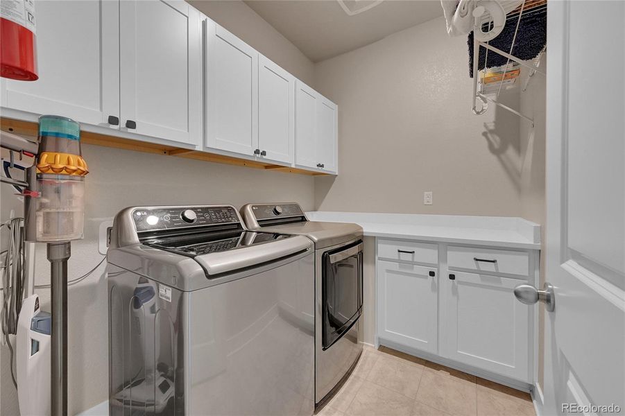 Laundry near 3 upper bedrooms