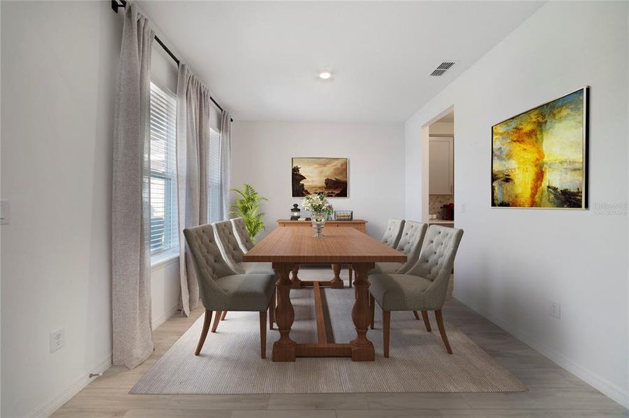 *Virtually Staged Formal Dining Room
