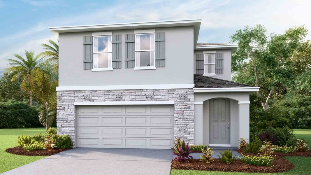 New construction Single-Family house Elston Ii, Broad River Avenue, Land O' Lakes, FL 34638 - photo