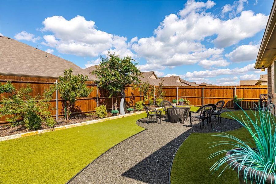 View of yard featuring a patio area