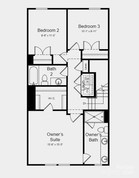 Design options added include: gas range and quartz countertops throughout.