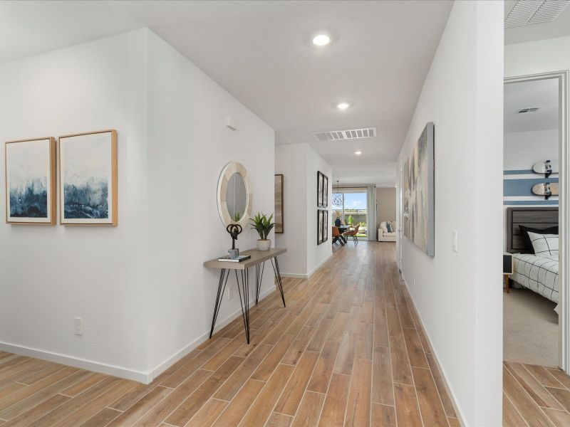 Foyer in Lark Floorplan at Silva Farms