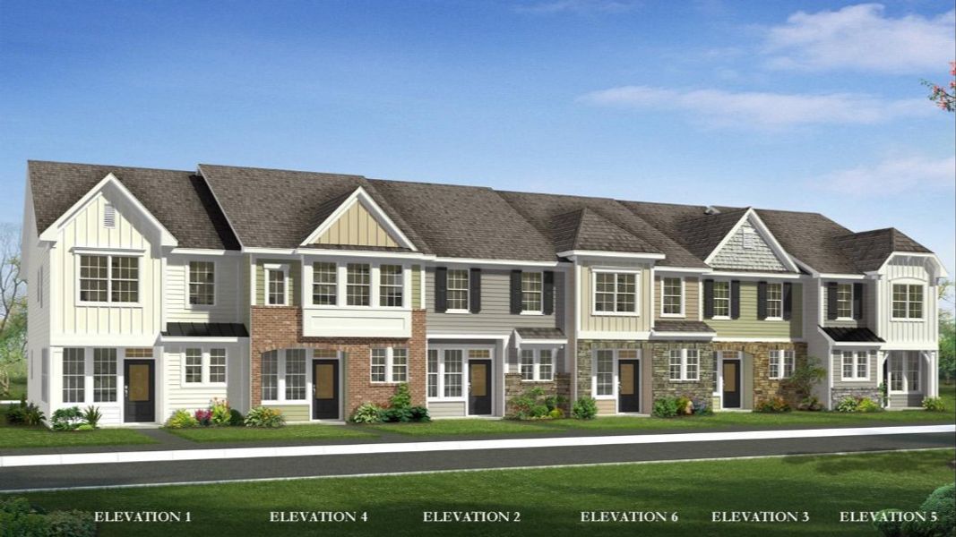 New construction Townhouse house 442 Channel Drop Drive, Clayton, NC 27520 Rochester- photo