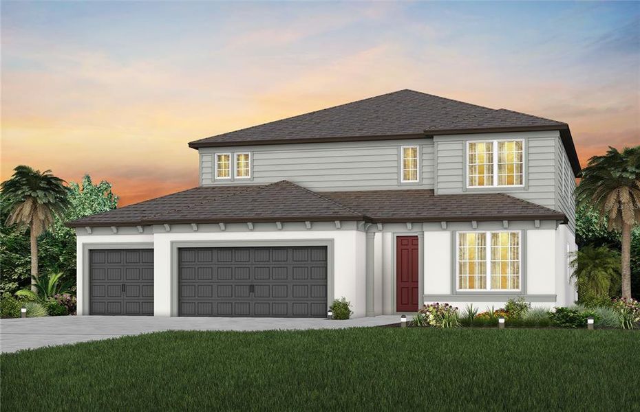 New construction Single-Family house 12648 Hayes Clan Road, Riverview, FL 33579 Yorkshire- photo