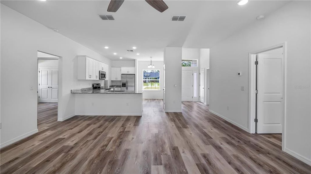 Great Room / Kitchen - Rendering