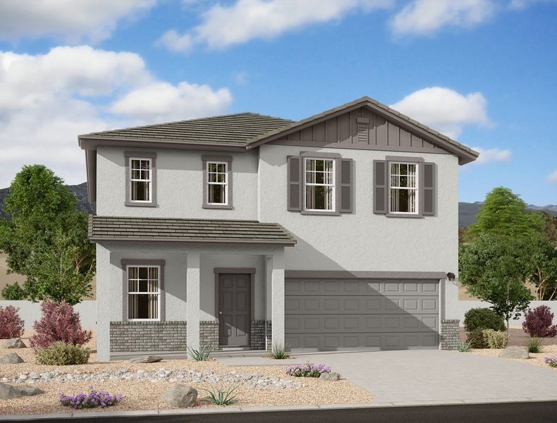 New construction Single-Family house 47664 West Old-Timer Road, Maricopa, AZ 85139 Spectra- photo