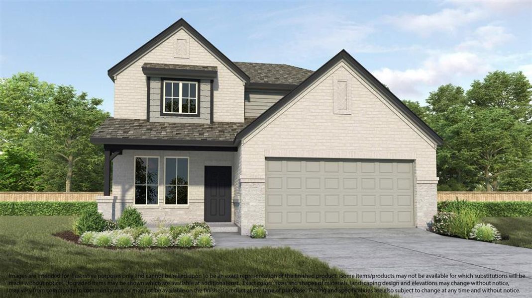 Welcome home to 27107 Peaceful Cove Drive  located in Sunterra and zoned to Katy ISD. Note: Sample product photo. Actual exterior and interior selections may vary by homesite.