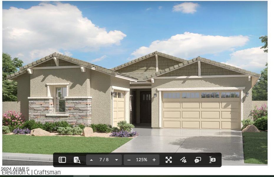 New construction Single-Family house 640 South Olympic Drive, Gilbert, AZ 85296 Trillium- photo