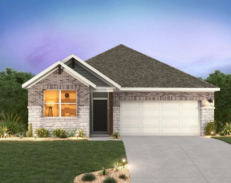 New construction Single-Family house 142 Marvins Bnd, Georgetown, TX 78626 Cartwright Homeplan- photo