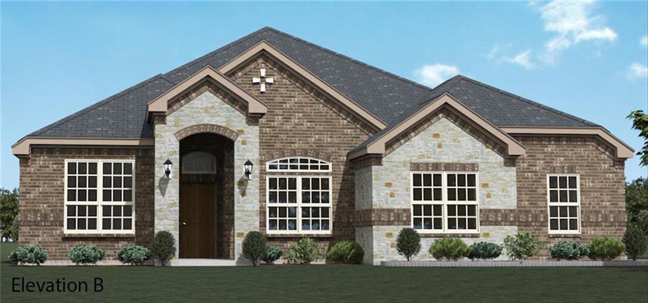 New construction Single-Family house 5452 Arbor View, Royse City, TX 75189 Prescott III B- photo
