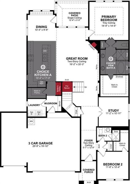 Beazer Homes Lovers Lane Summerfield plan